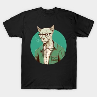 He's a cool customer and he's a cat T-Shirt